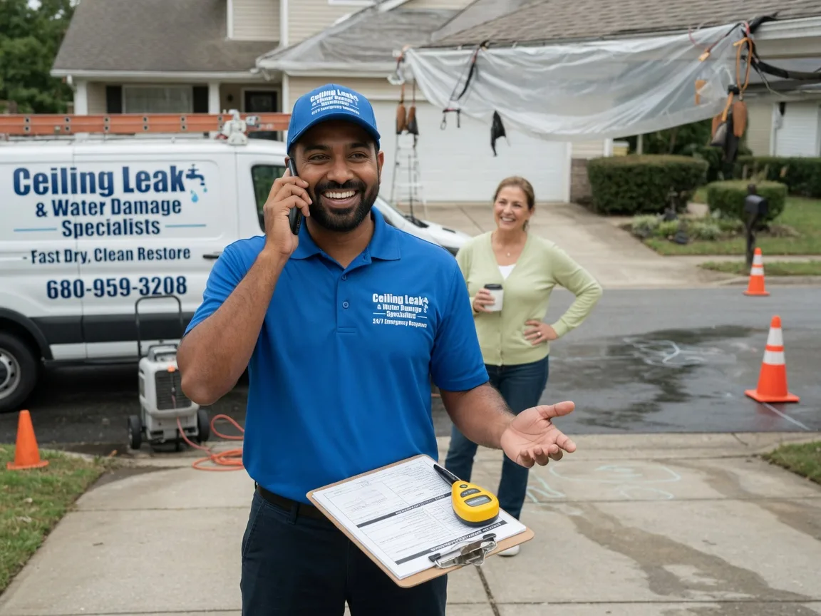 Ceiling Leak Cleanup Graham, OK FAQs